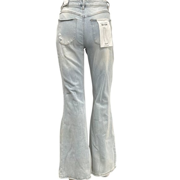 Almost Famous 90s Flare Distressed Jean - Picture 3 of 7